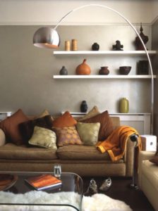 contempoary-living-room-with-orange